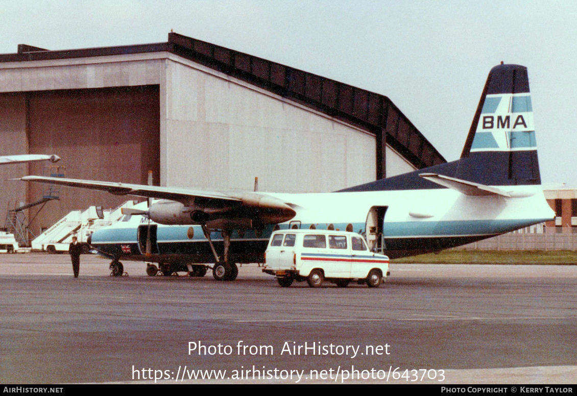 Aircraft Photo of G-BDDH | Fokker F27-200 Friendship | British Midland Airways - BMA | AirHistory.net #643703