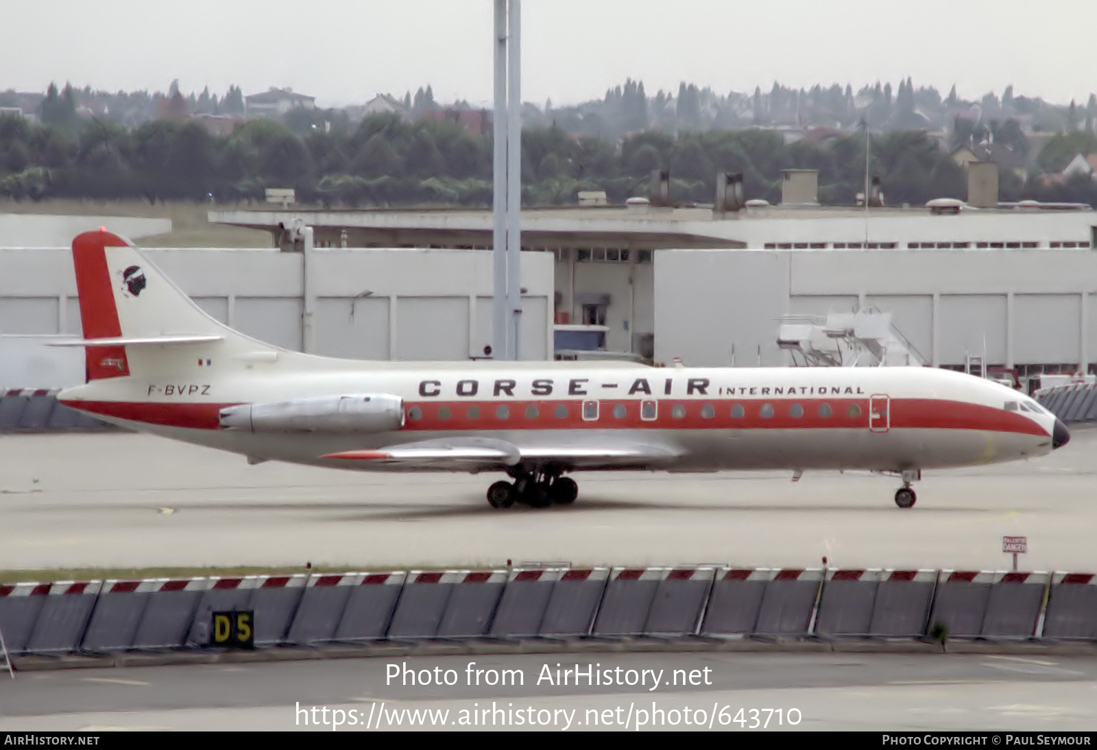 Aircraft Photo of F-BVPZ | Sud SE-210 Caravelle VI-N | Corse Air International | AirHistory.net #643710