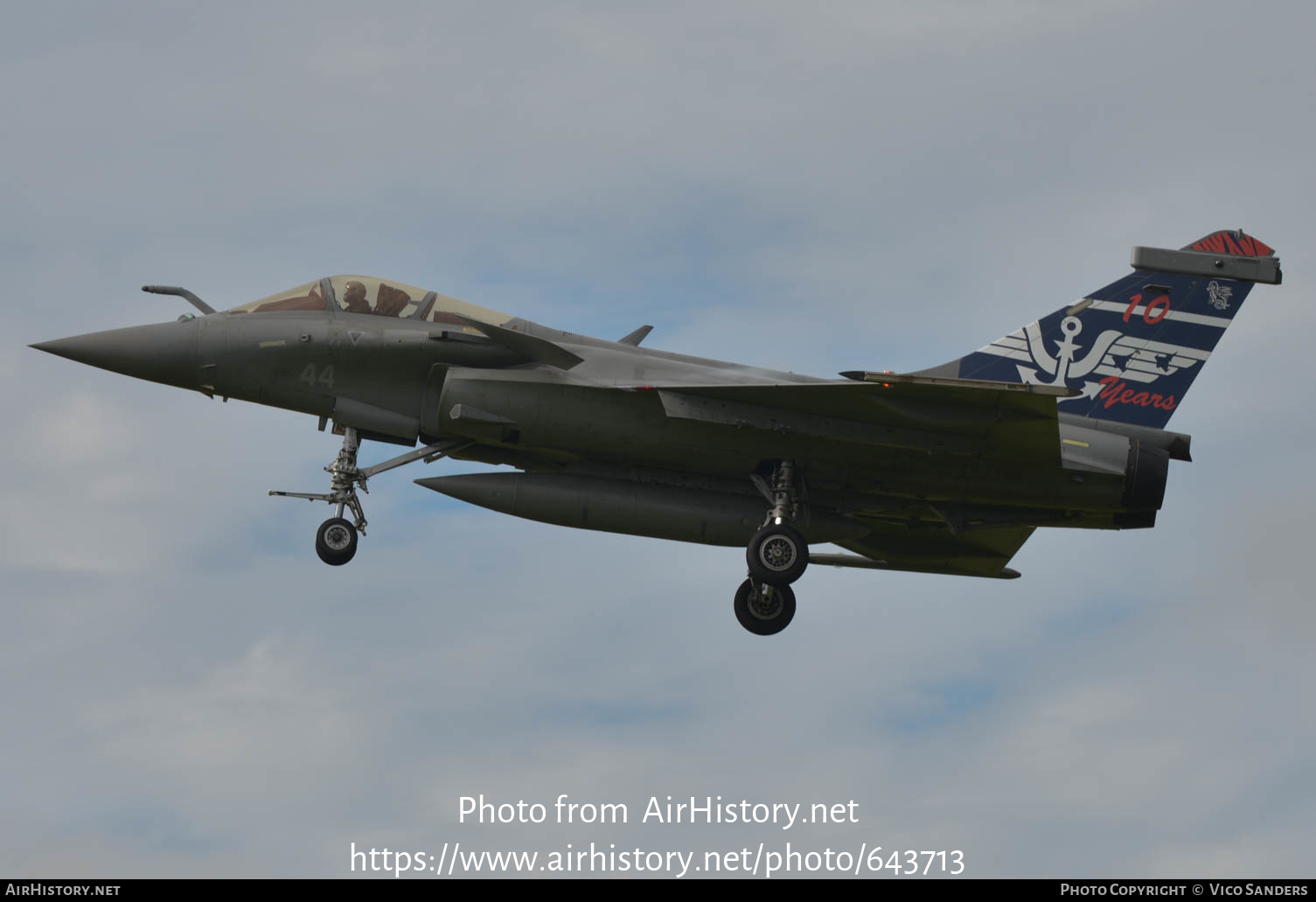 Aircraft Photo of 44 | Dassault Rafale M | France - Navy | AirHistory.net #643713