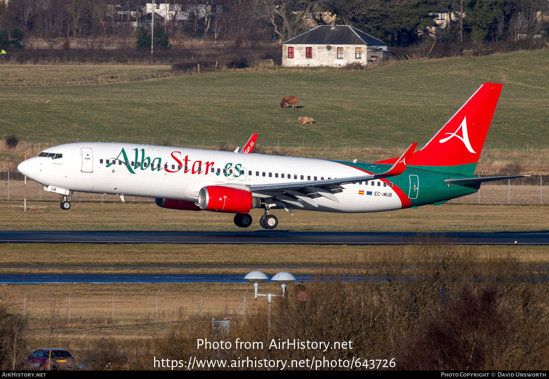 Aircraft Photo of EC-MUB | Boeing 737-86J | AlbaStar | AirHistory.net #643726