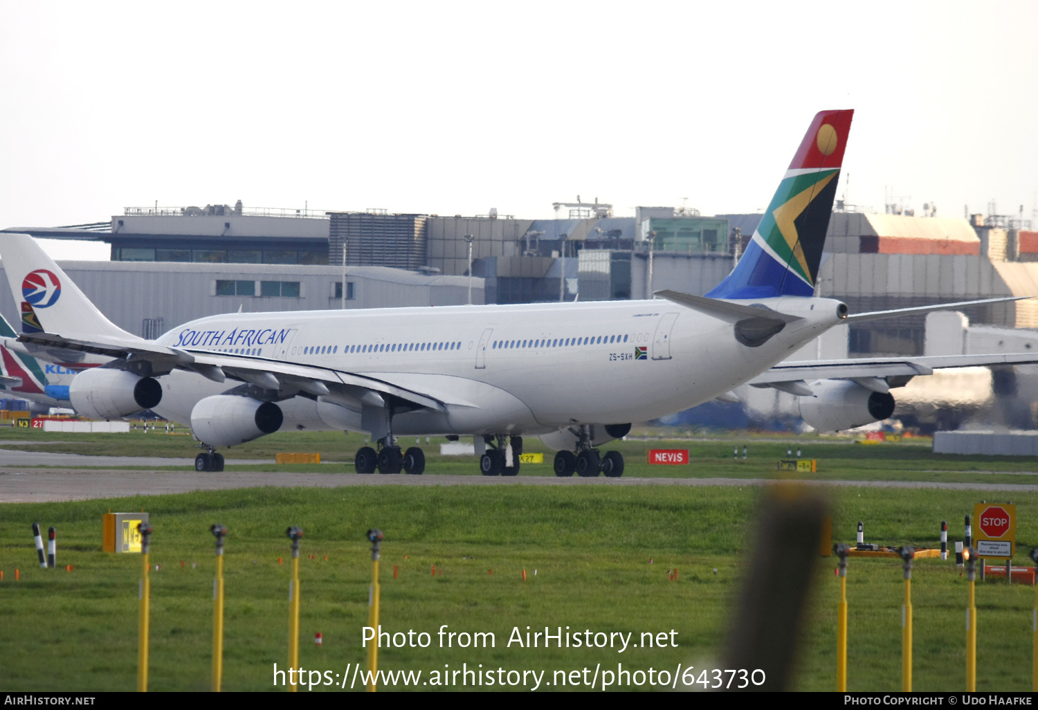 Aircraft Photo of ZS-SXH | Airbus A340-313X | South African Airways | AirHistory.net #643730