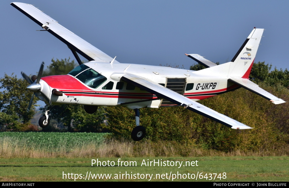 Aircraft Photo of G-UKPB | Cessna 208B Grand Caravan | UK Parachute Services | AirHistory.net #643748