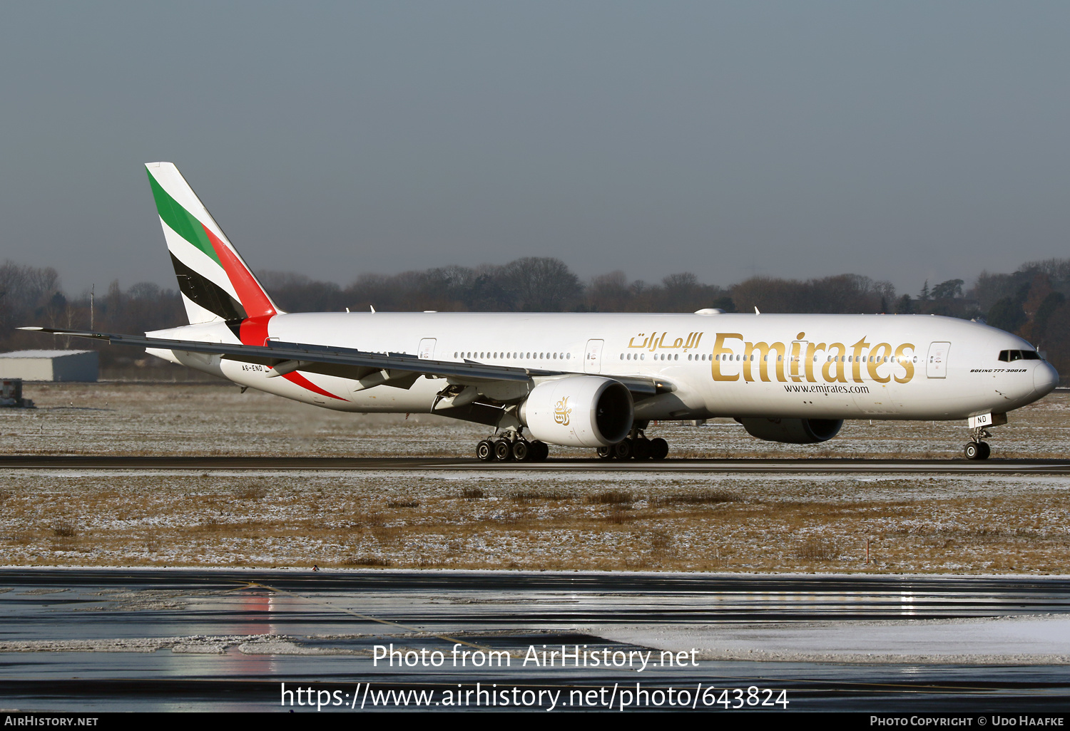 Aircraft Photo of A6-END | Boeing 777-31H/ER | Emirates | AirHistory.net #643824