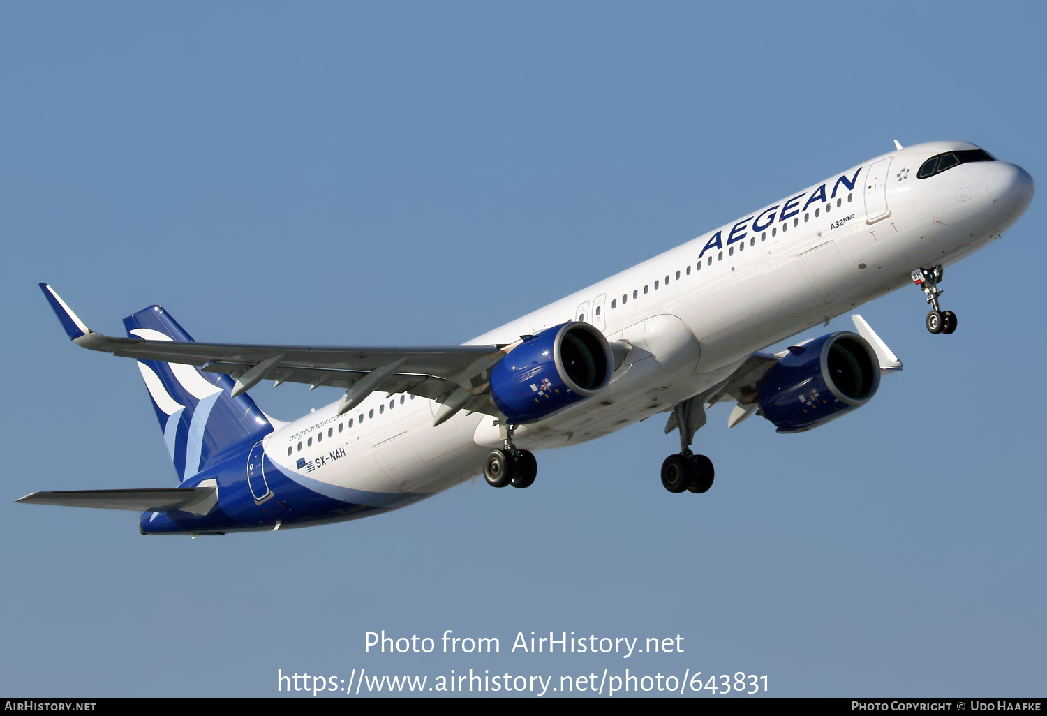 Aircraft Photo of SX-NAH | Airbus A321-271NX | Aegean Airlines | AirHistory.net #643831