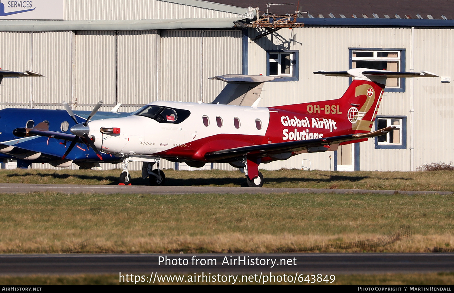 Aircraft Photo of OH-BSL | Pilatus PC-12/47 | Global Airlift Solutions | AirHistory.net #643849