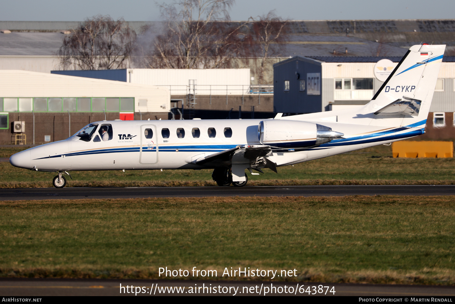 Aircraft Photo of D-CYKP | Cessna 550 Citation Bravo | Tyrol Air Ambulance - TAA | AirHistory.net #643874