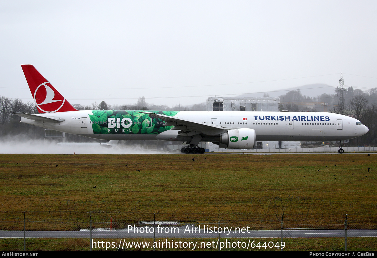 Aircraft Photo of TC-LJH | Boeing 777-3F2/ER | Turkish Airlines | AirHistory.net #644049