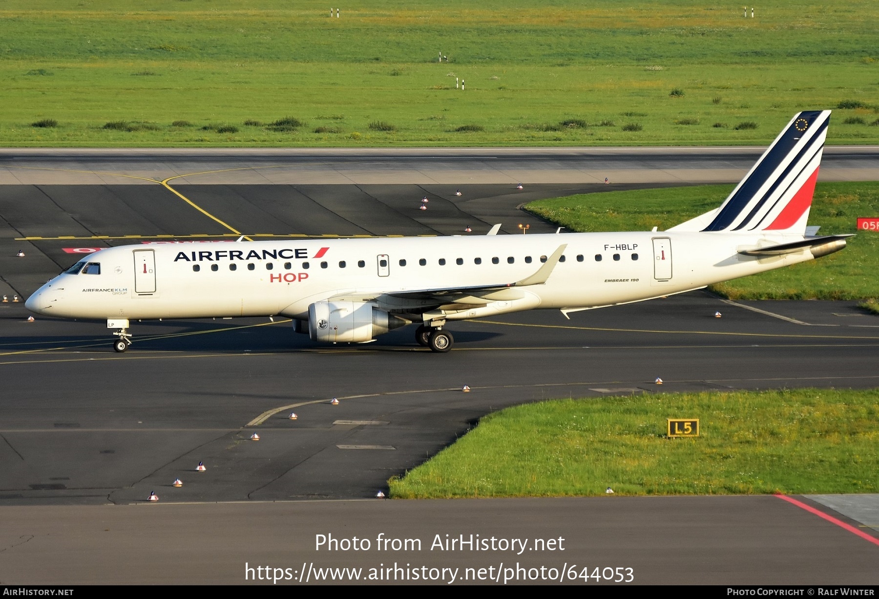 Aircraft Photo of F-HBLP | Embraer 190STD (ERJ-190-100STD) | Air France | AirHistory.net #644053