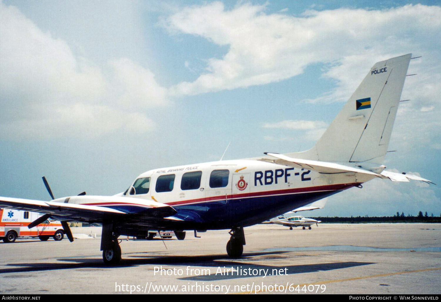 Aircraft Photo of RBPF-2 | Piper PA-31-... Navajo .../Colemill Panther Navajo | Bahamas - Police | AirHistory.net #644079