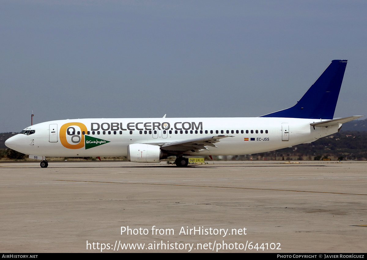 Aircraft Photo of EC-JSS | Boeing 737-4K5 | Futura International Airways | AirHistory.net #644102