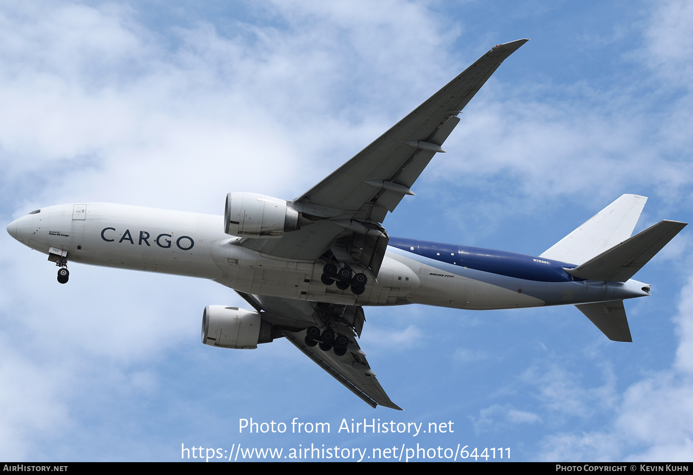 Aircraft Photo of N703GT | Boeing 777-F16 | Polar Air Cargo | AirHistory.net #644111