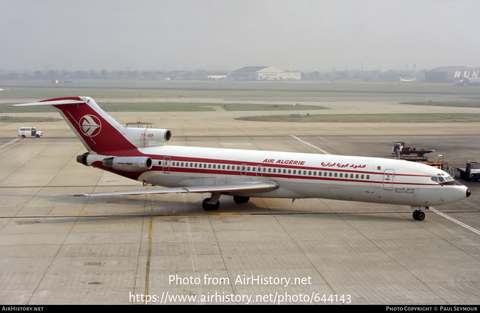 Aircraft Photo of 7T-VEP | Boeing 727-2D6/Adv | Air Algérie | AirHistory.net #644143