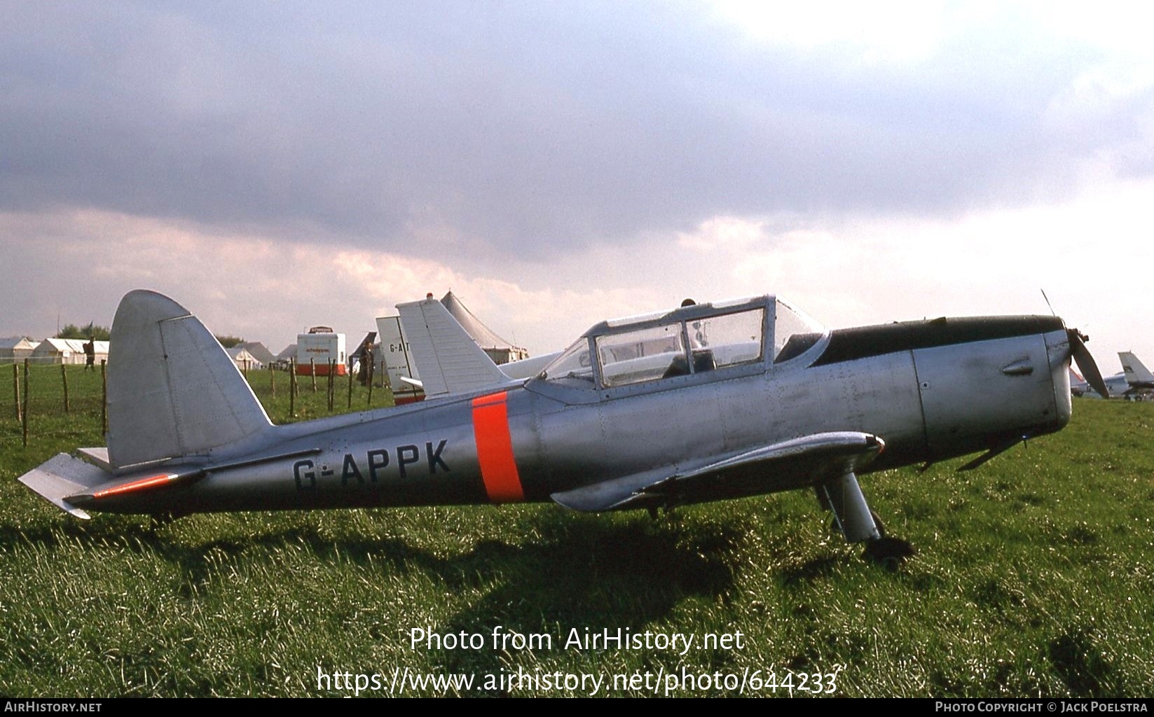 Aircraft Photo of G-APPK | De Havilland DHC-1 Chipmunk Mk22 | AirHistory.net #644233