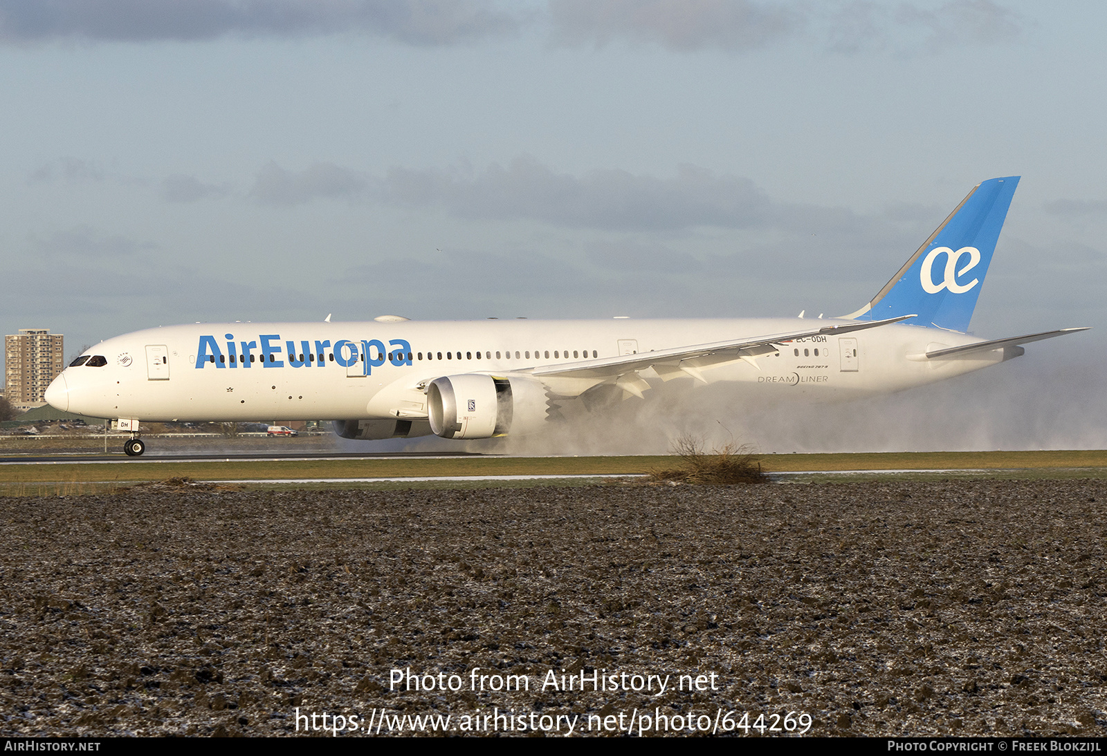 Aircraft Photo of EC-ODH | Boeing 787-9 Dreamliner | Air Europa | AirHistory.net #644269