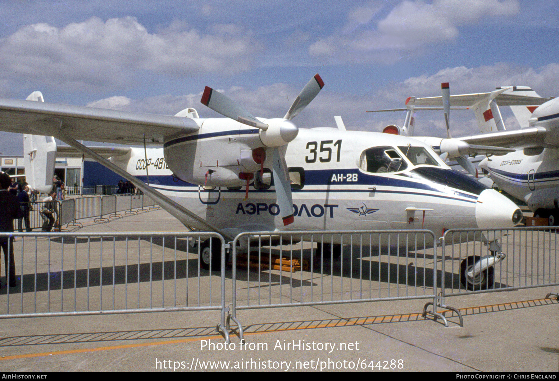 Aircraft Photo of CCCP-48105 | Antonov An-28 | Aeroflot | AirHistory.net #644288