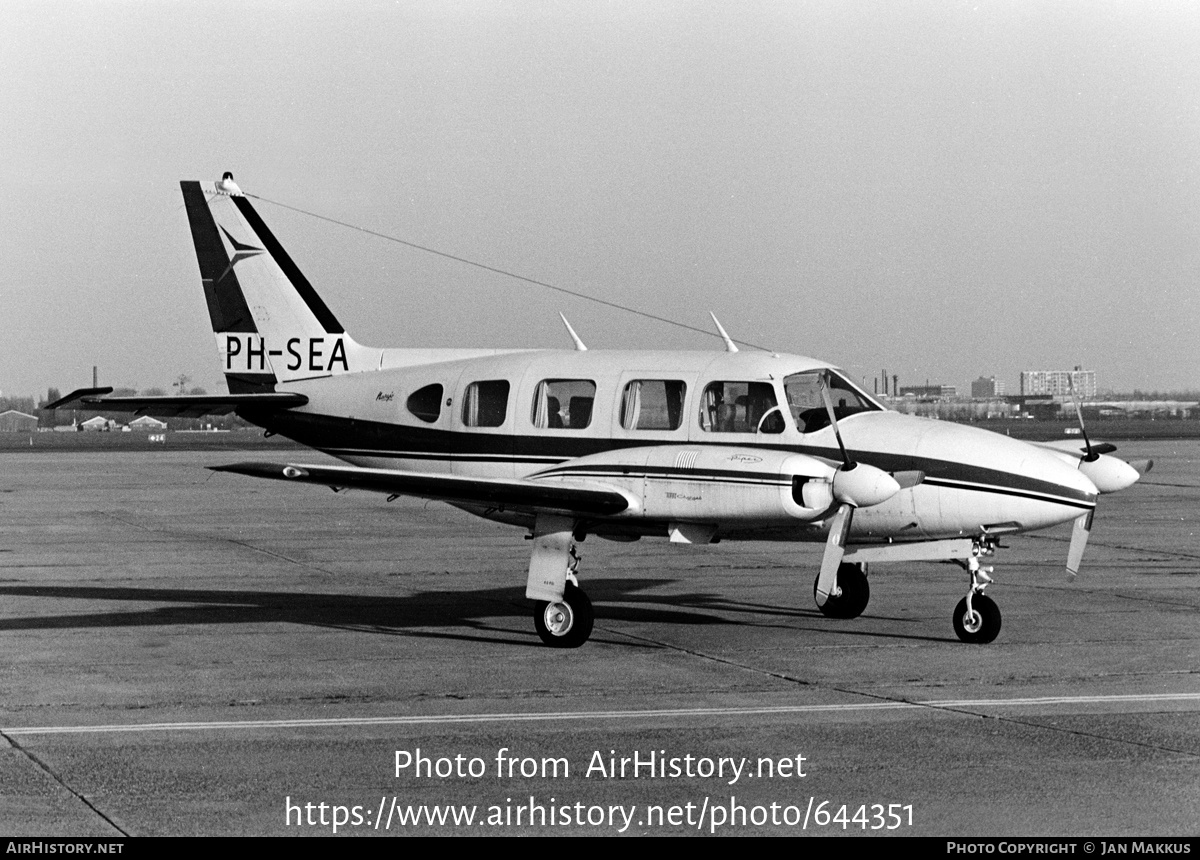 Aircraft Photo of PH-SEA | Piper PA-31-310 Navajo | Seaport Aviation | AirHistory.net #644351