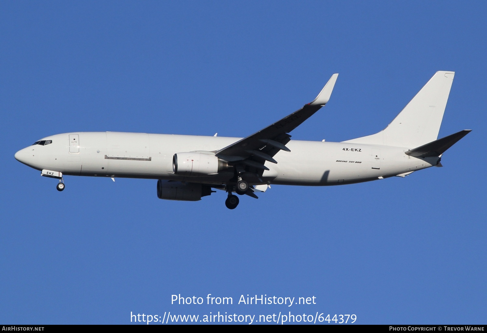 Aircraft Photo of 4X-EKZ | Boeing 737-86N(BCF) | AirHistory.net #644379