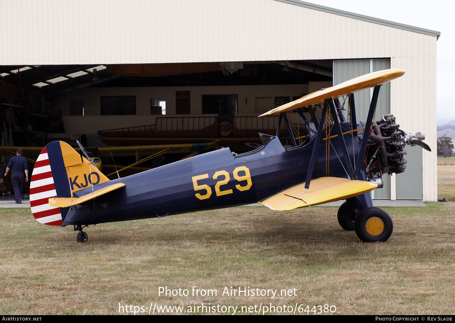 Aircraft Photo of ZK-KJO / 529 | Boeing A75N1 Kaydet | USA - Air Force | AirHistory.net #644380