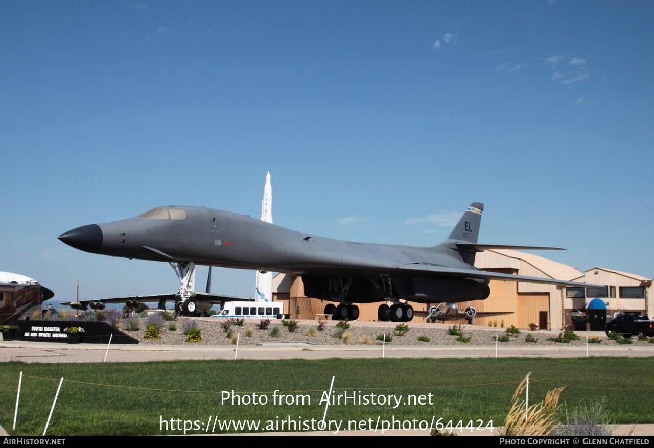 Aircraft Photo of 83-0067 / AF83-067 | Rockwell B-1B Lancer | USA - Air Force | AirHistory.net #644424