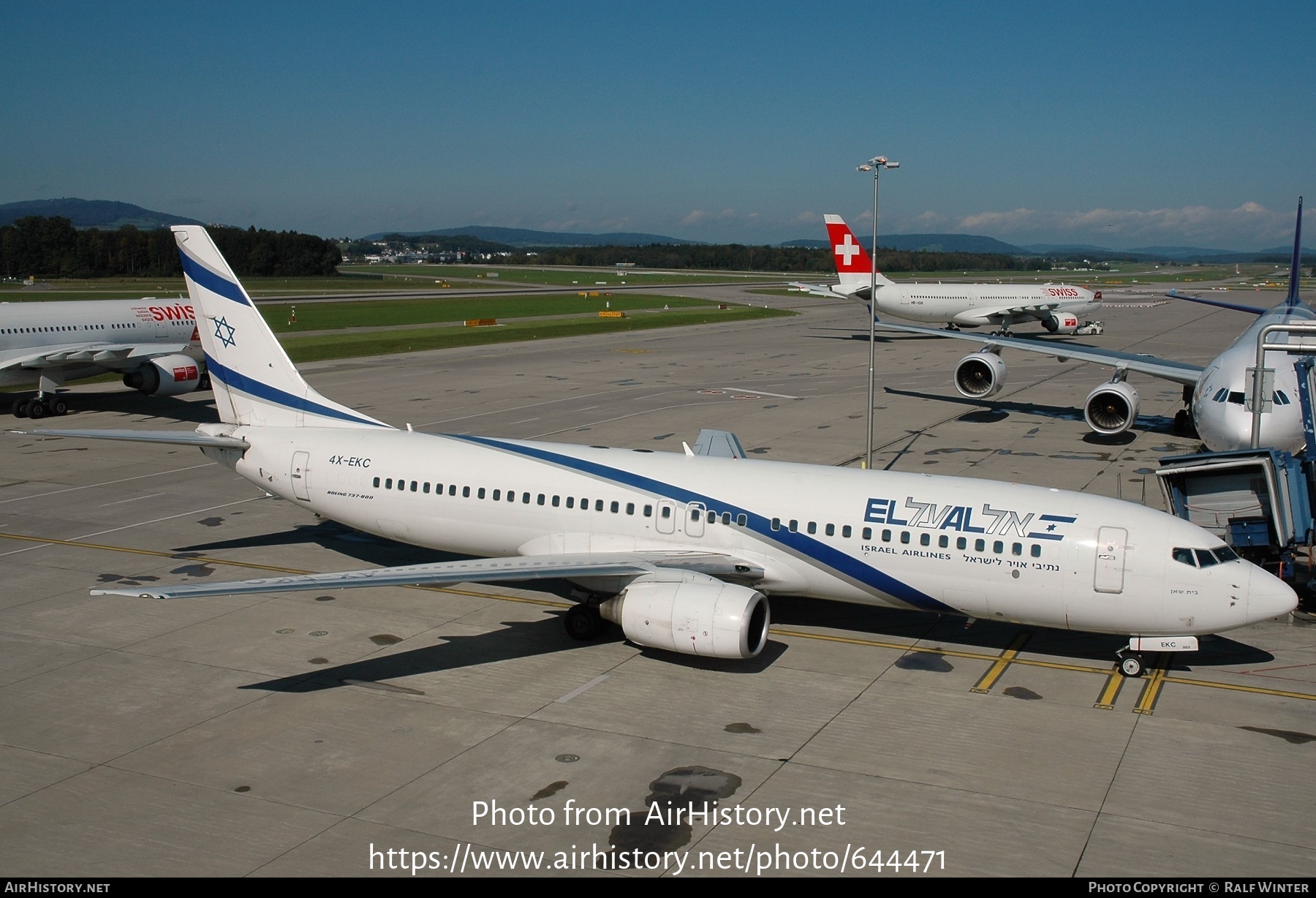 Aircraft Photo of 4X-EKC | Boeing 737-858 | El Al Israel Airlines | AirHistory.net #644471