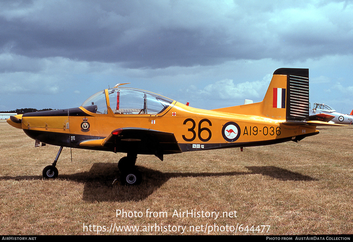 Aircraft Photo of A19-036 | New Zealand CT-4A Airtrainer | Australia - Air Force | AirHistory.net #644477