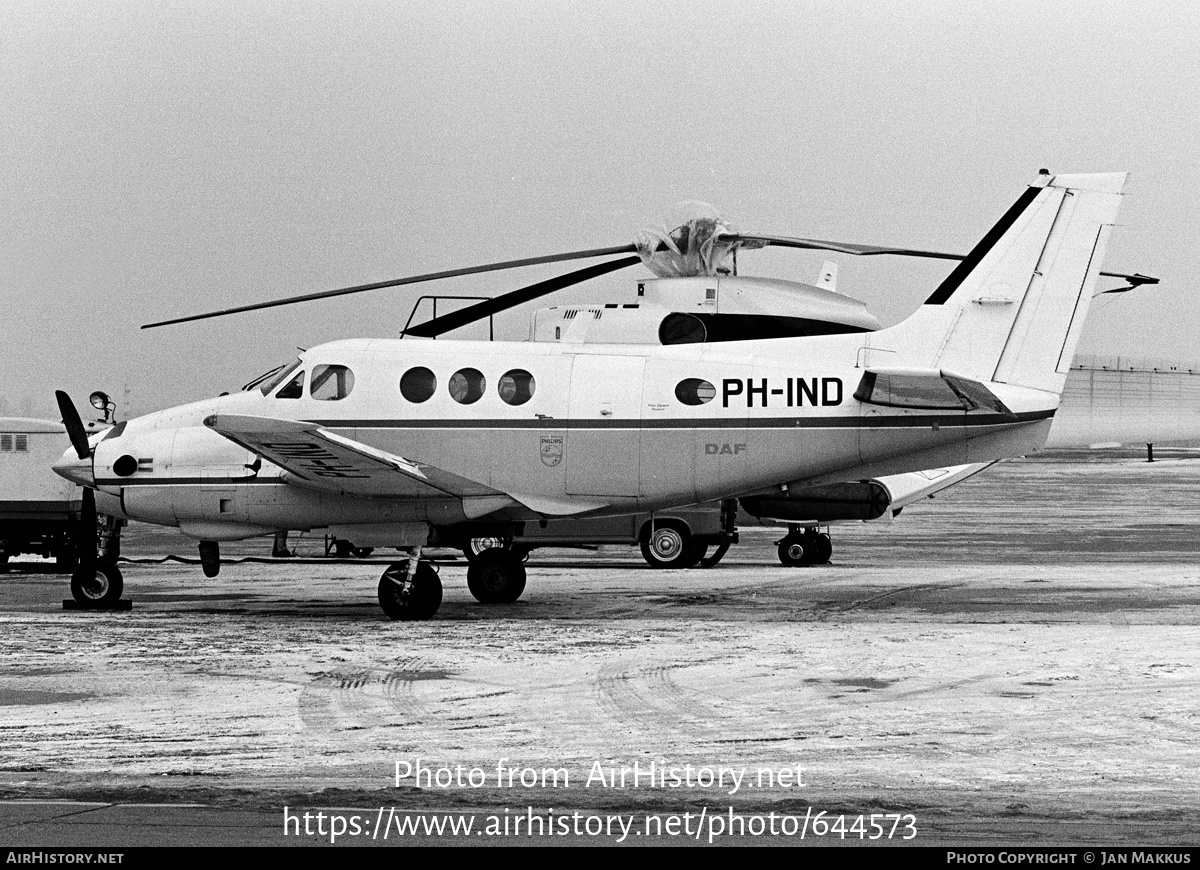 Aircraft Photo of PH-IND | Beech 65-A90 King Air | Philips | AirHistory.net #644573