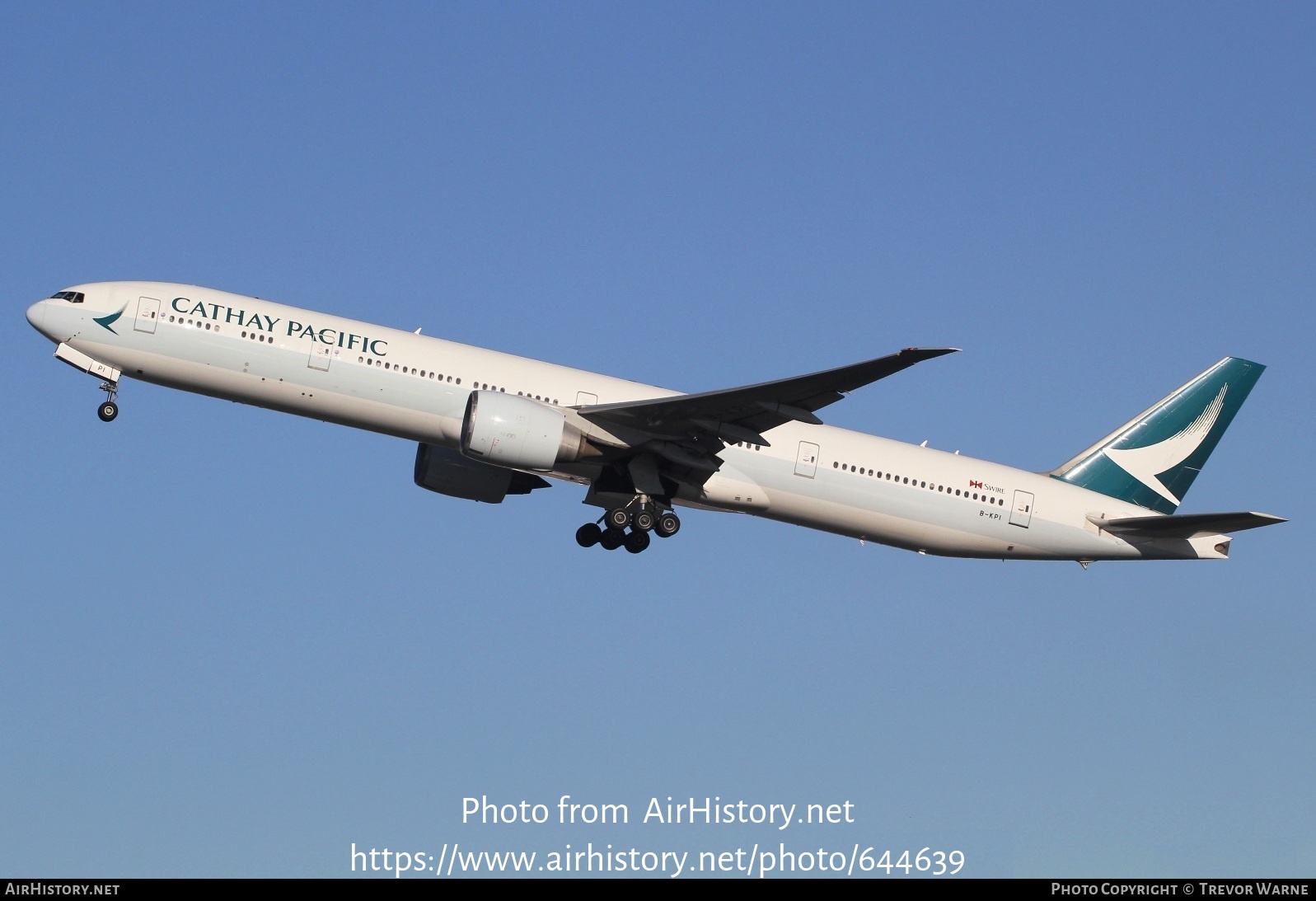 Aircraft Photo of B-KPI | Boeing 777-367/ER | Cathay Pacific Airways | AirHistory.net #644639