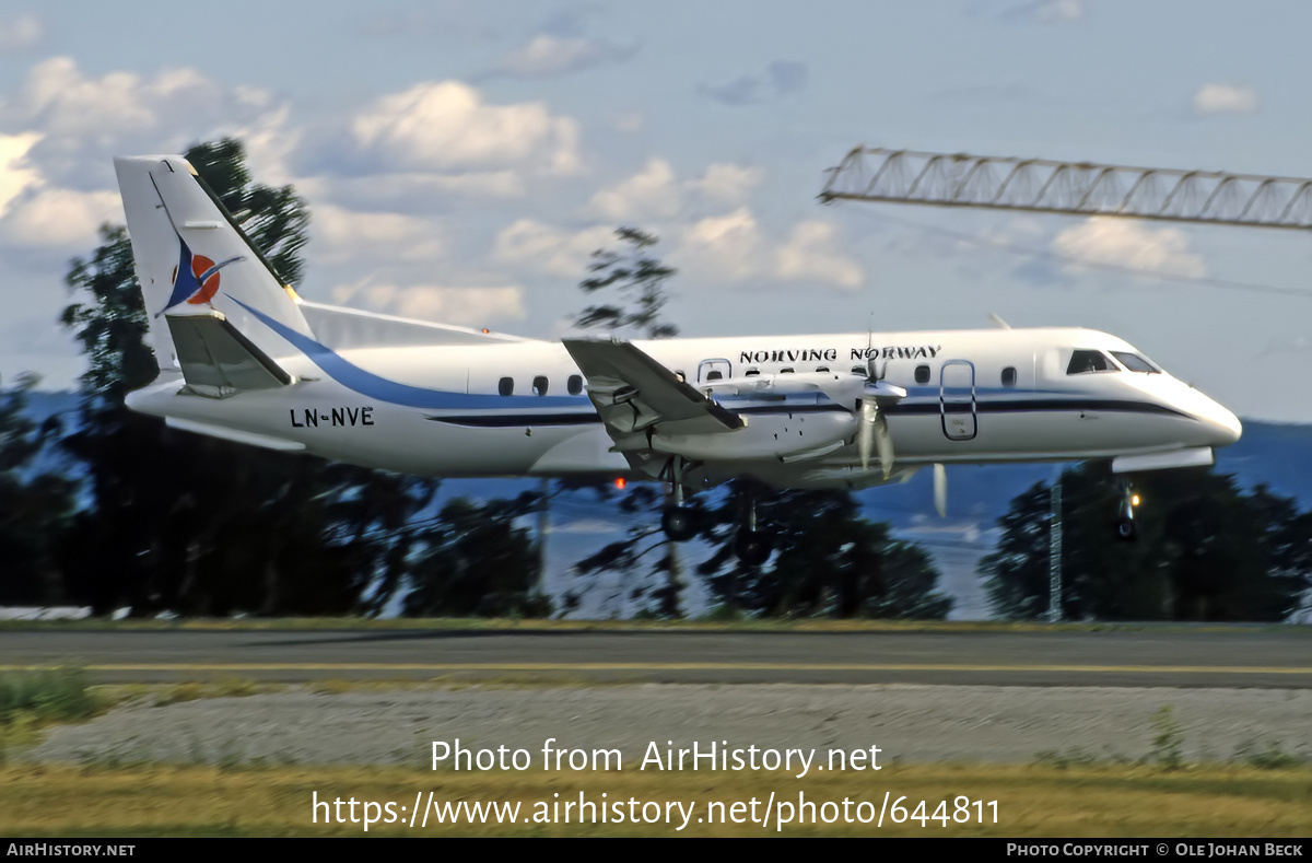 Aircraft Photo of LN-NVE | Saab-Fairchild SF-340A | Norving | AirHistory.net #644811