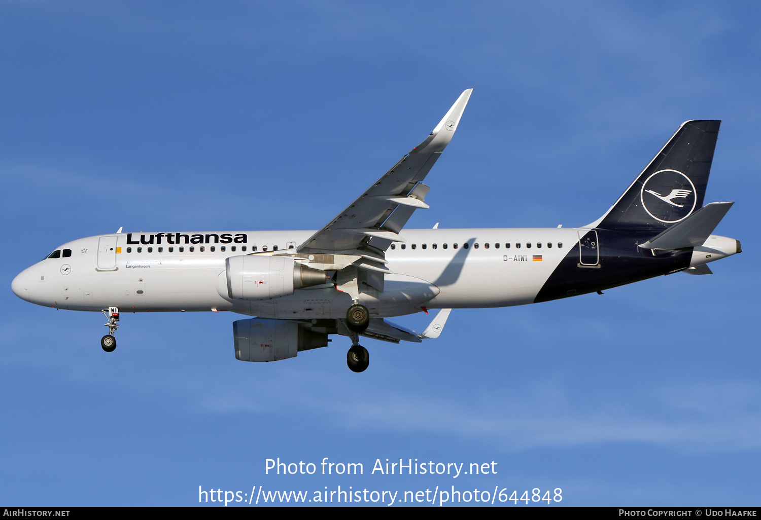 Aircraft Photo of D-AIWI | Airbus A320-214 | Lufthansa | AirHistory.net #644848