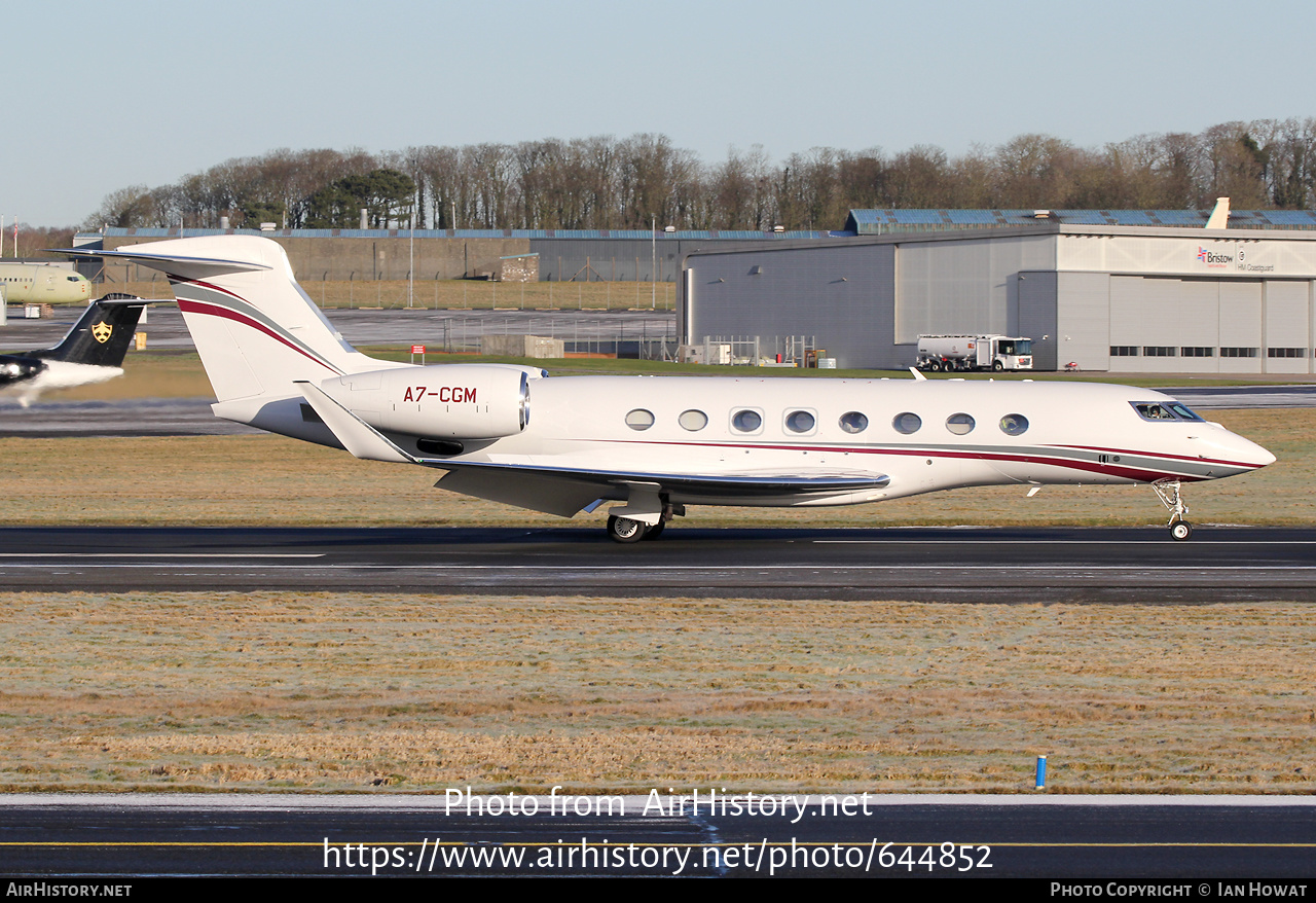 Aircraft Photo of A7-CGM | Gulfstream Aerospace G650ER (G-VI) | AirHistory.net #644852