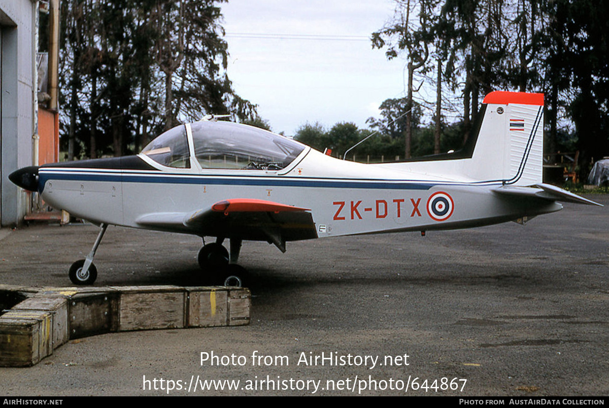 Aircraft Photo of ZK-DTX | New Zealand CT-4A Airtrainer | Thailand - Air Force | AirHistory.net #644867