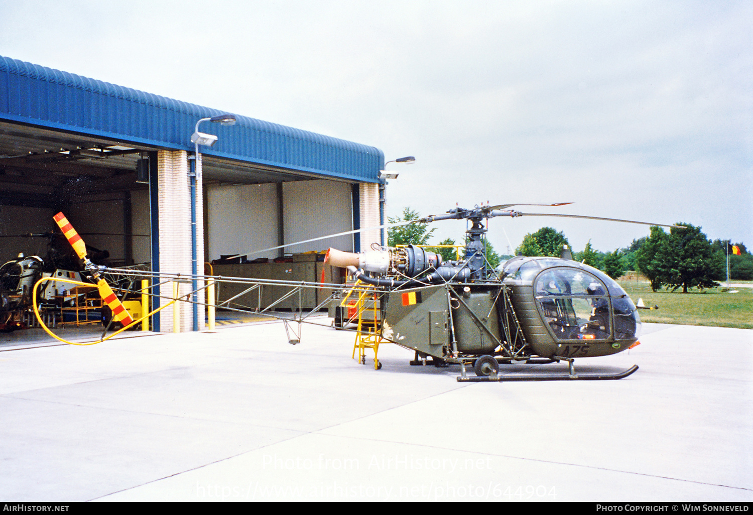 Aircraft Photo of A75 | Sud SA-318C Alouette II | Belgium - Army | AirHistory.net #644904