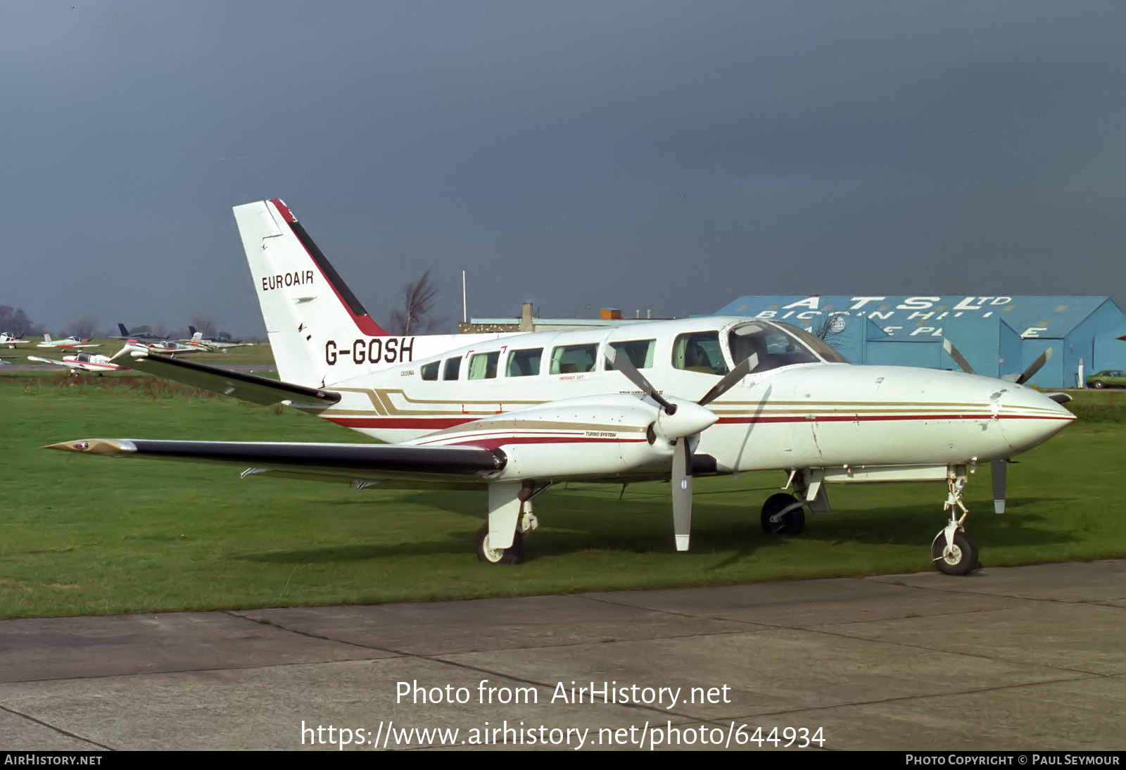 Aircraft Photo of G-GOSH | Cessna 404 Titan Ambassador III | Euroair | AirHistory.net #644934