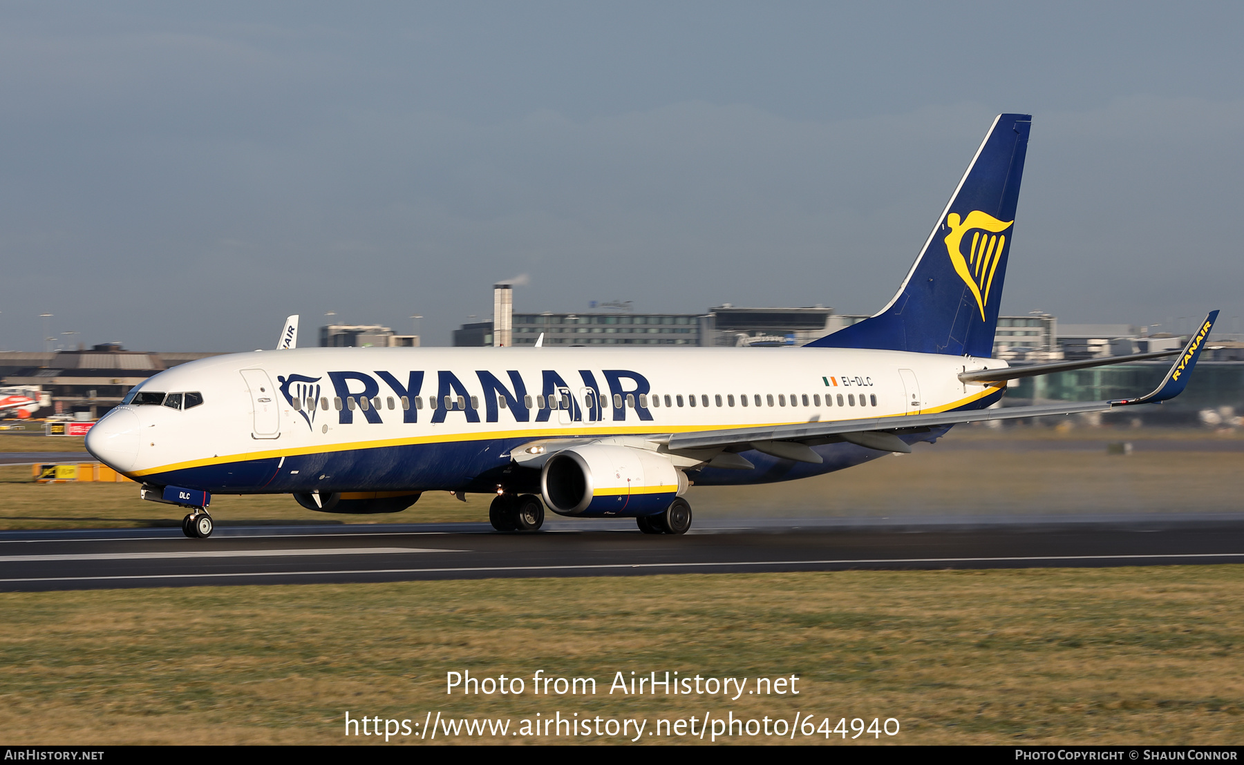 Aircraft Photo of EI-DLC | Boeing 737-8AS | Ryanair | AirHistory.net #644940