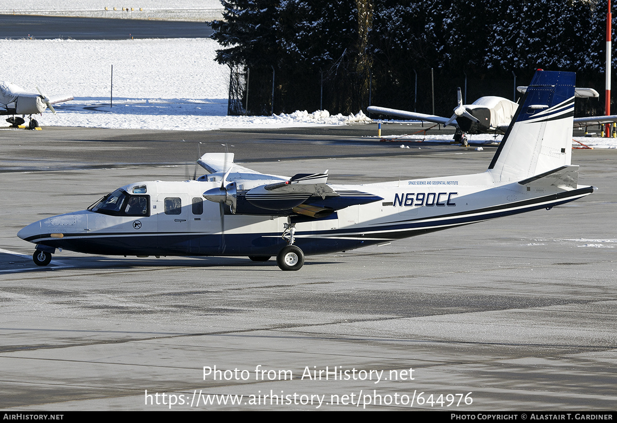 Aircraft Photo of N690CC | Rockwell 690B Turbo Commander | Space Science and Geospatial Institute | AirHistory.net #644976