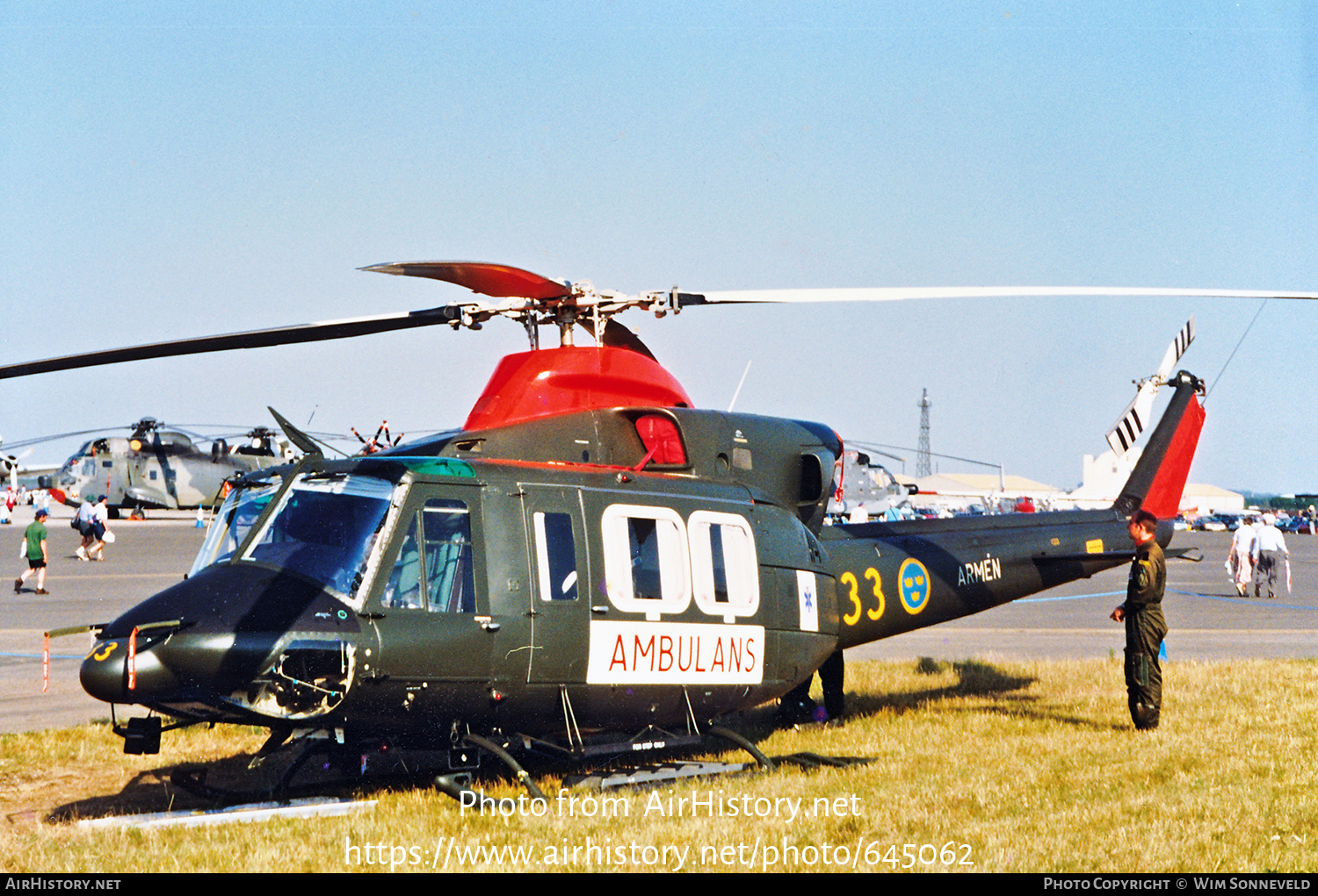 Aircraft Photo of 11333 | Agusta Hkp11 (AB-412SP) | Sweden - Army | AirHistory.net #645062