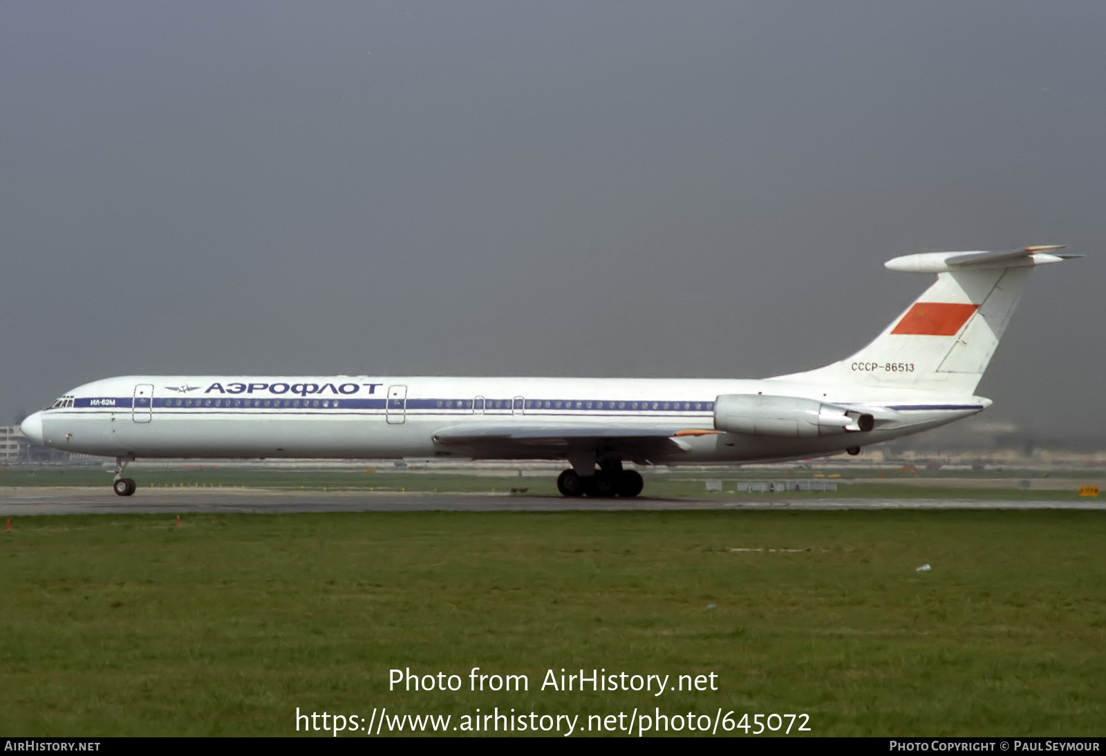 Aircraft Photo of CCCP-86513 | Ilyushin Il-62M | Aeroflot | AirHistory.net #645072