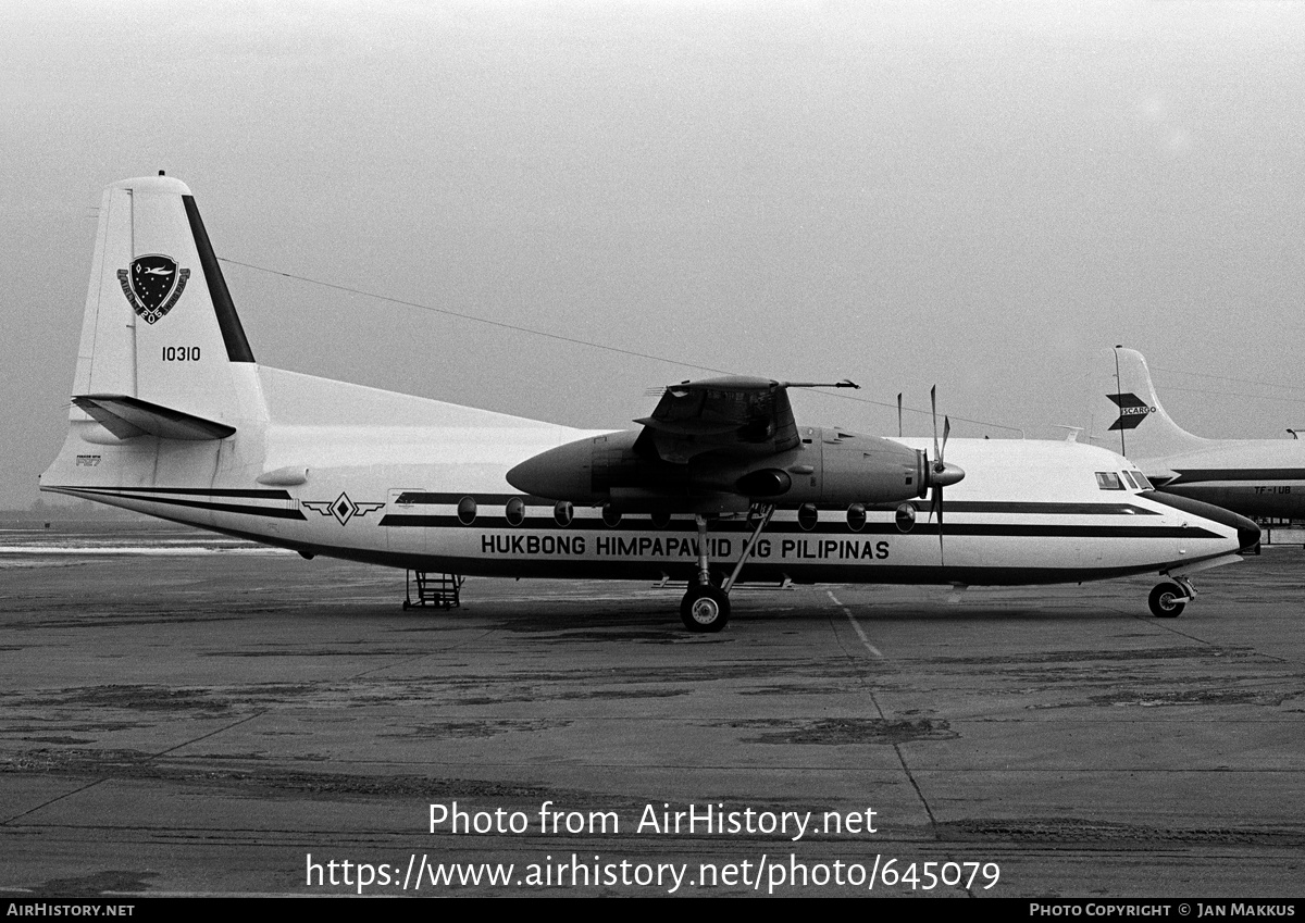 Aircraft Photo of 10310 | Fokker F27-100 Friendship | Philippines - Air Force | AirHistory.net #645079