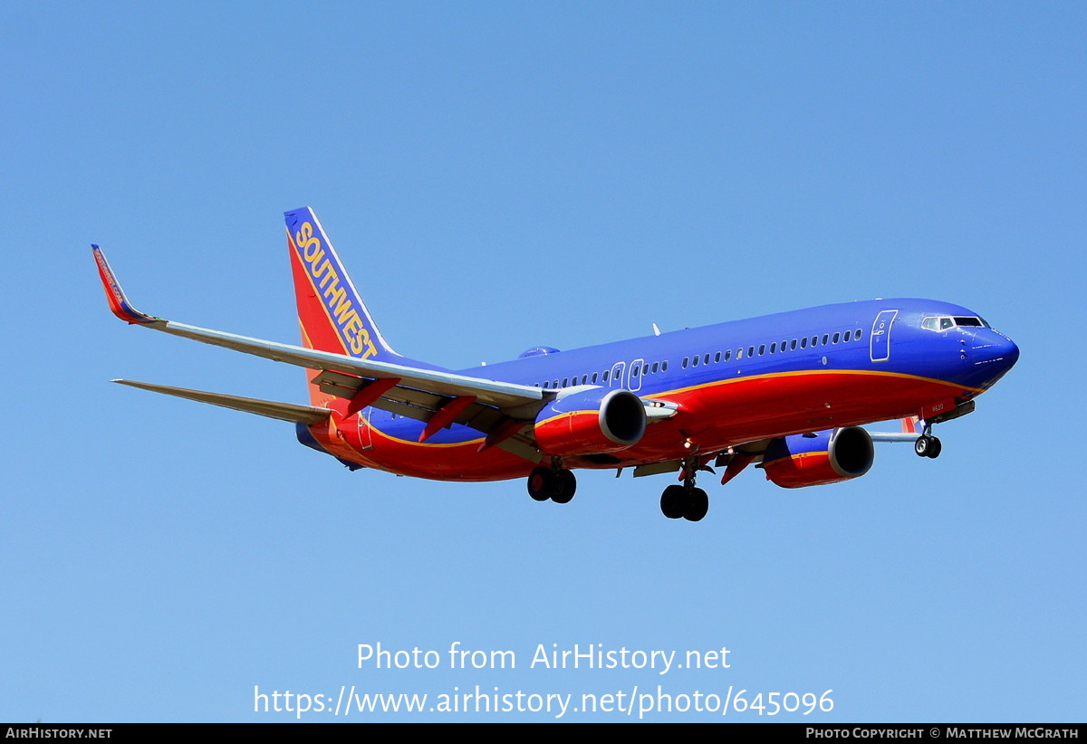 Aircraft Photo Of N8620H | Boeing 737-8H4 | Southwest Airlines ...