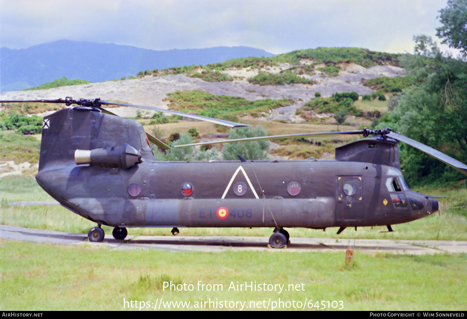 Aircraft Photo of HT.17-08 | Boeing CH-47D Chinook (414) | Spain - Army | AirHistory.net #645103