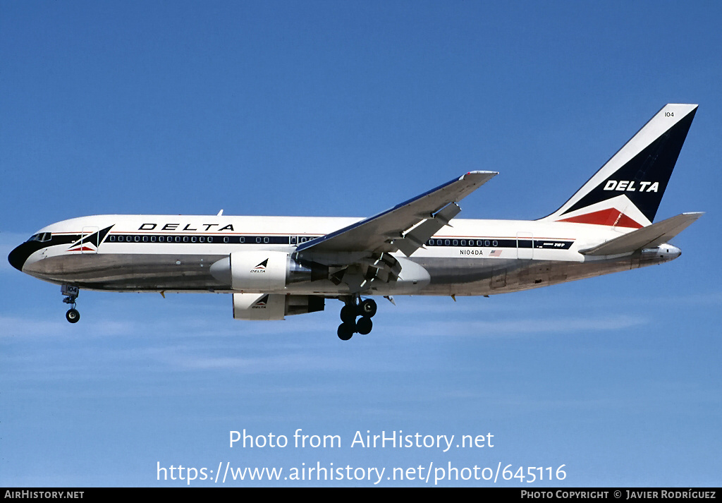 Aircraft Photo of N104DA | Boeing 767-232 | Delta Air Lines | AirHistory.net #645116