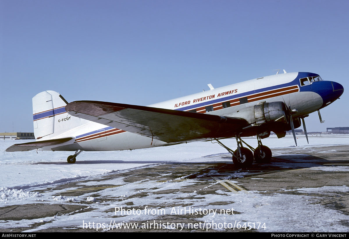 Aircraft Photo of C-FCQT | Douglas C-47A Skytrain | Ilford Riverton Airways | AirHistory.net #645174