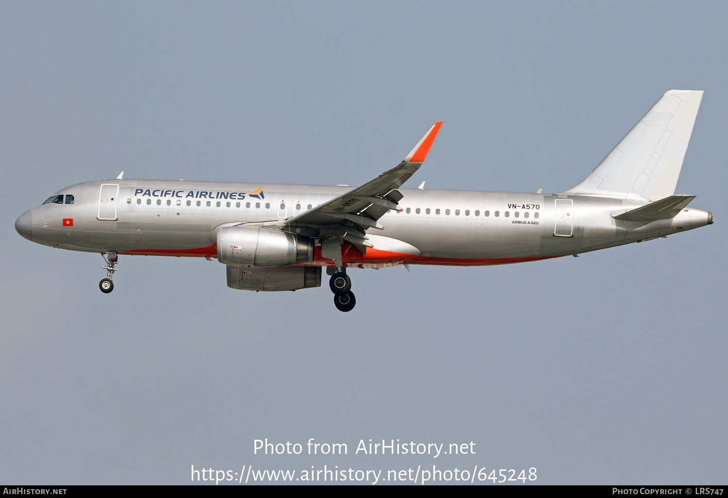 Aircraft Photo of VN-A570 | Airbus A320-232 | Pacific Airlines | AirHistory.net #645248