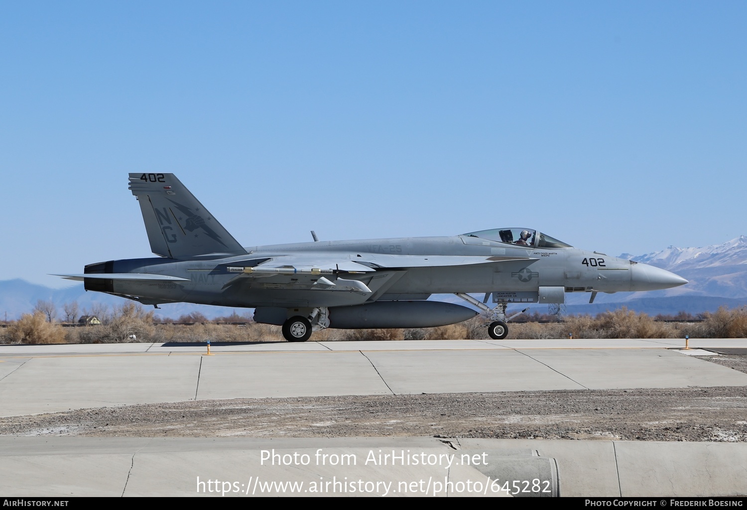 Aircraft Photo of 168353 | Boeing F/A-18E Super Hornet | USA - Navy | AirHistory.net #645282