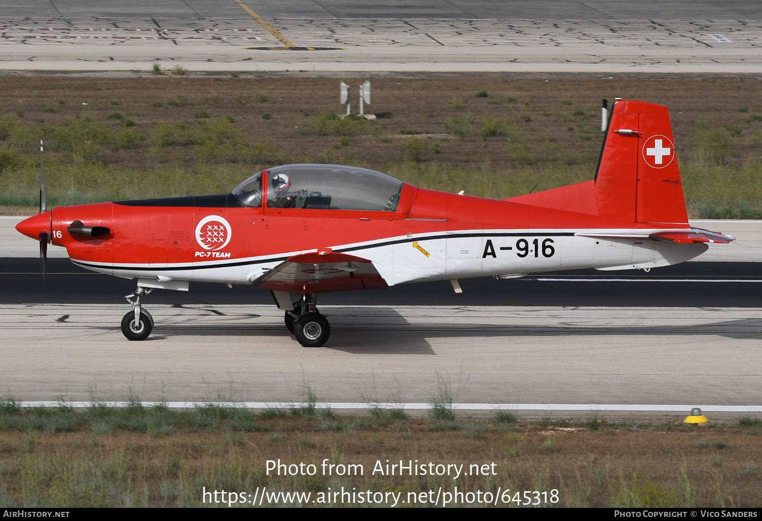 Aircraft Photo of A-916 | Pilatus NCPC-7 | Switzerland - Air Force | AirHistory.net #645318