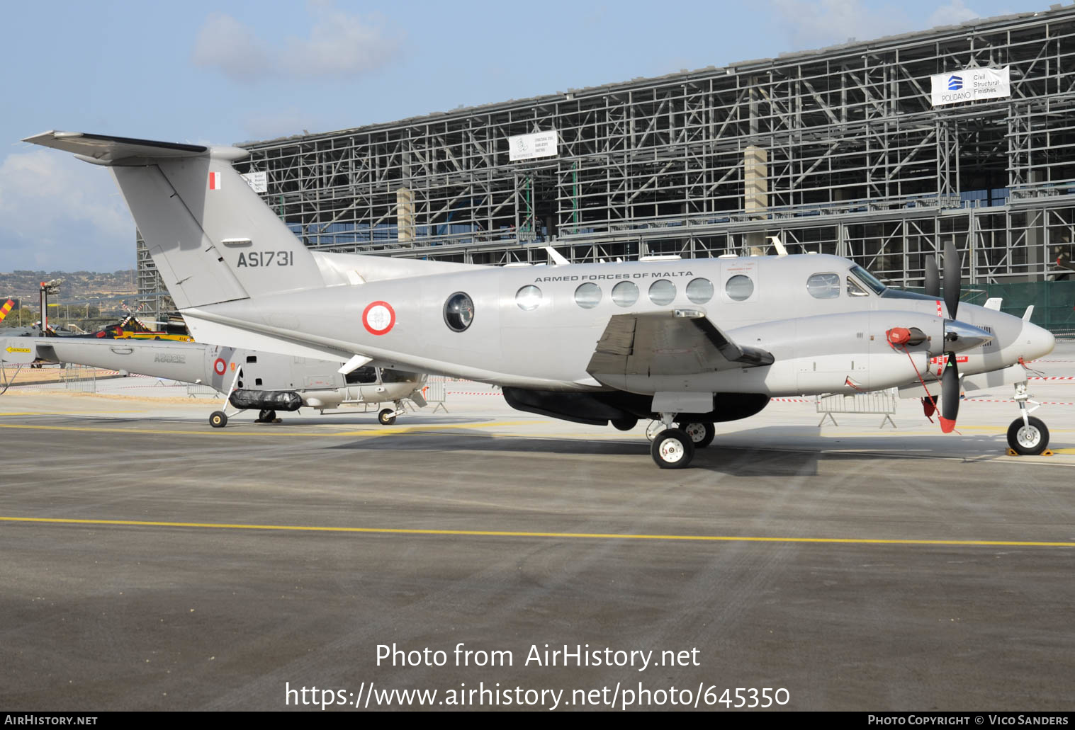 Aircraft Photo of AS1731 | Beechcraft 250 King Air (200GT) | Malta - Air Force | AirHistory.net #645350