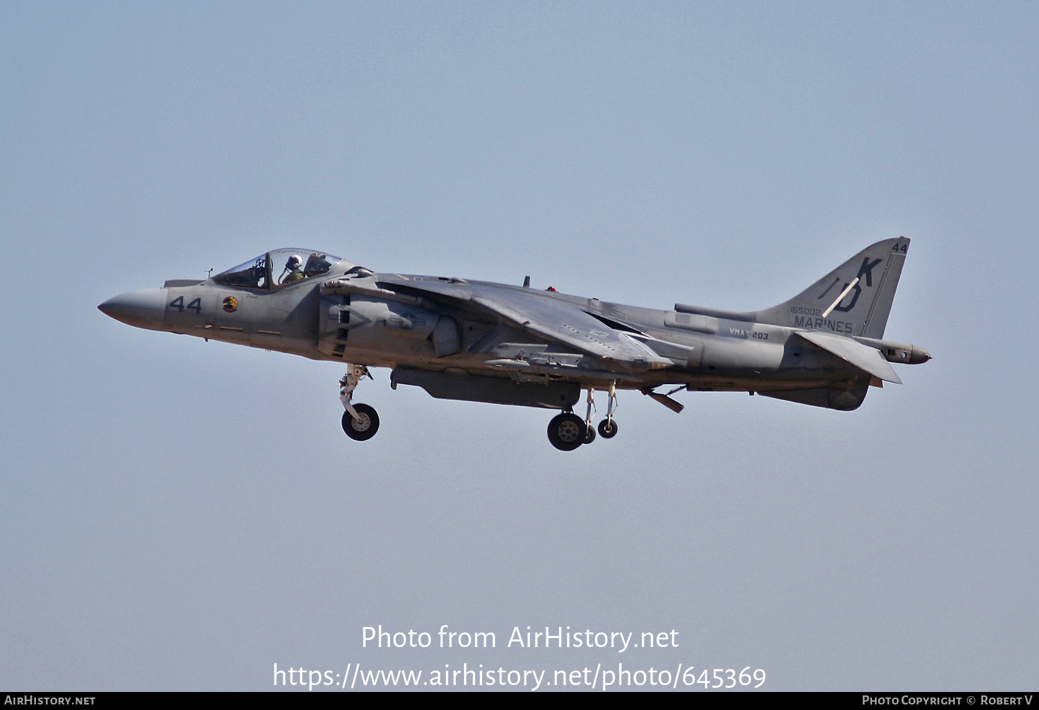 Aircraft Photo of 165002 | McDonnell Douglas AV-8B Harrier II+ | USA - Marines | AirHistory.net #645369