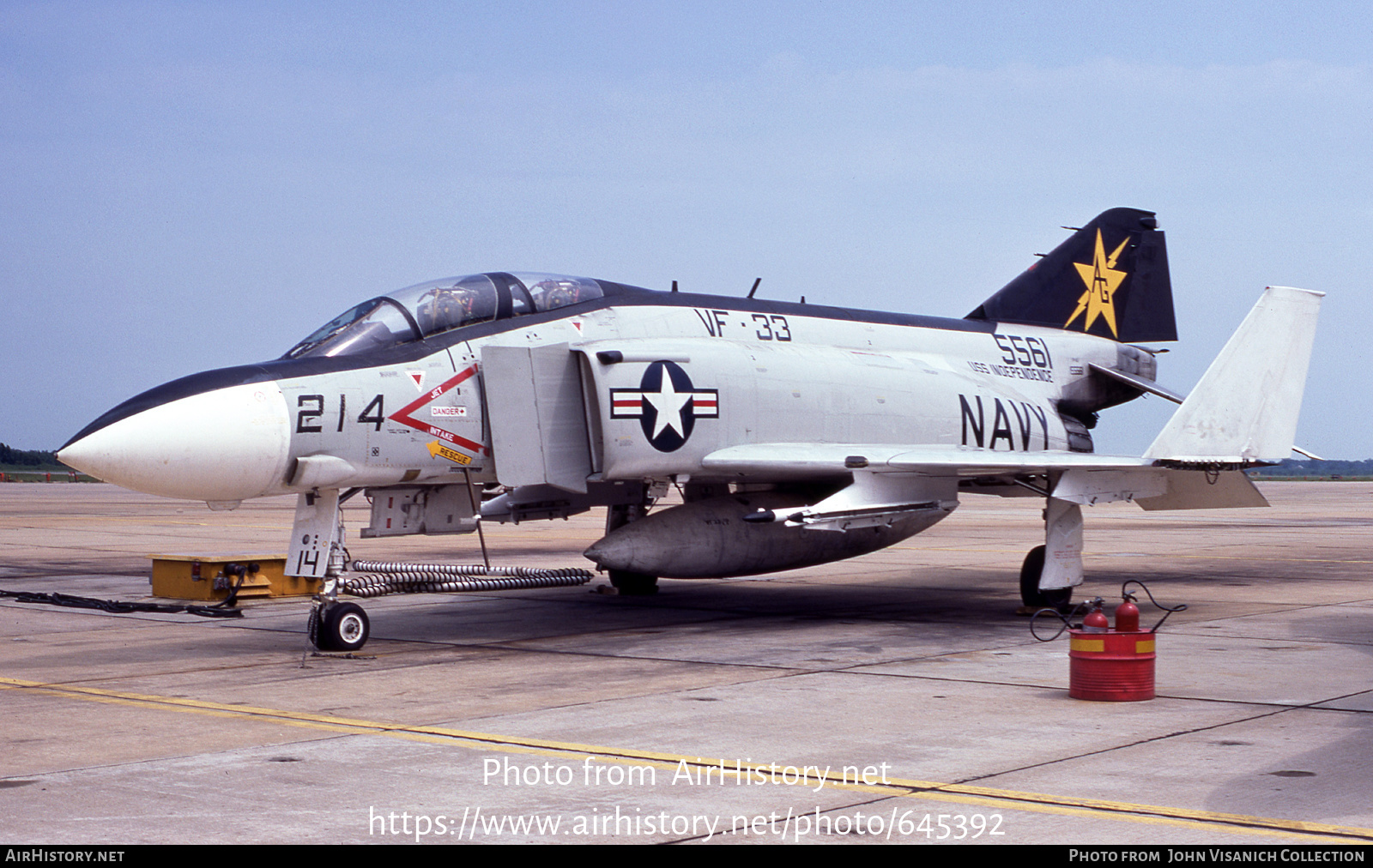 Aircraft Photo of 155561 / 5561 | McDonnell Douglas F-4J Phantom II | USA - Navy | AirHistory.net #645392