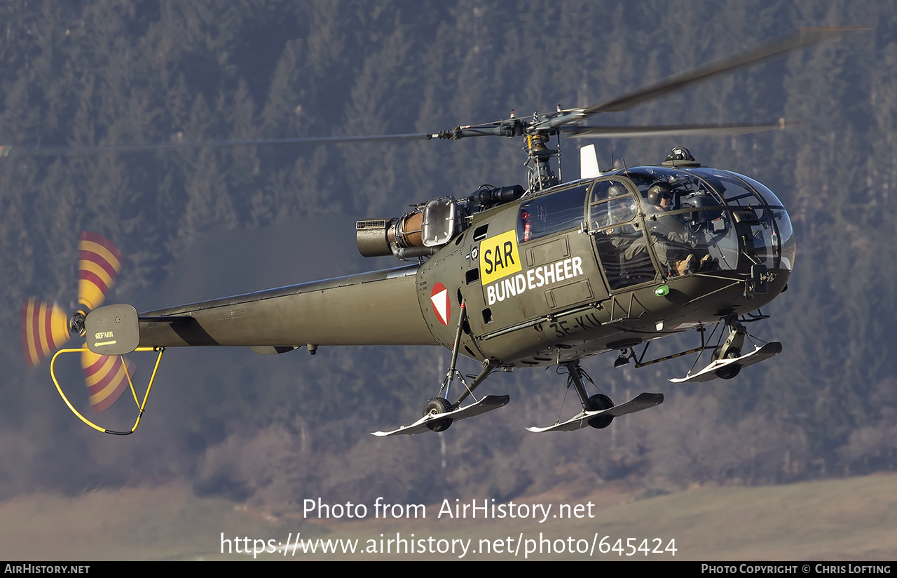 Aircraft Photo of 3E-KU | Aerospatiale SA-316B Alouette III | Austria - Air Force | AirHistory.net #645424