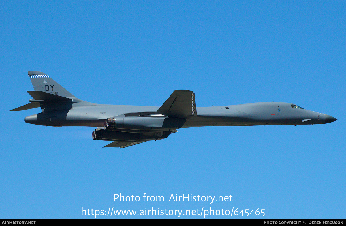 Aircraft Photo of 85-0061 / AF85-061 | Rockwell B-1B Lancer | USA - Air Force | AirHistory.net #645465